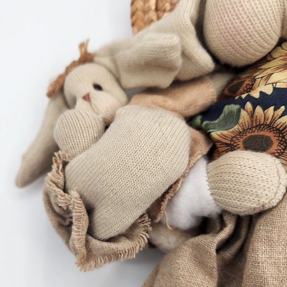 Vintage Little Lops by Our Secret, Ltd. 1st Edition 1996 Bunny Rabbit with Baby - Picture 4 of 12